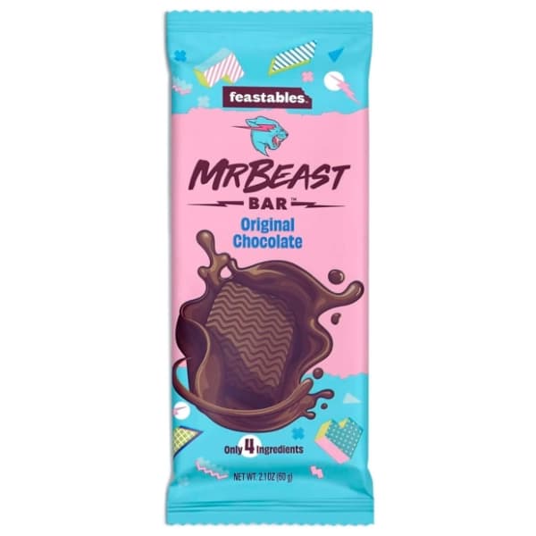 MR BEAST Original Chocolate čokoladni bar 60g 0