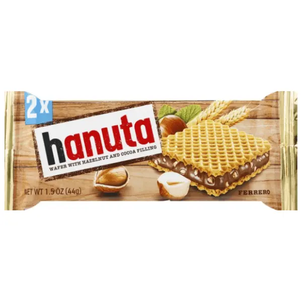 Napolitanke HANUTA Lešnik kakao 44g 0