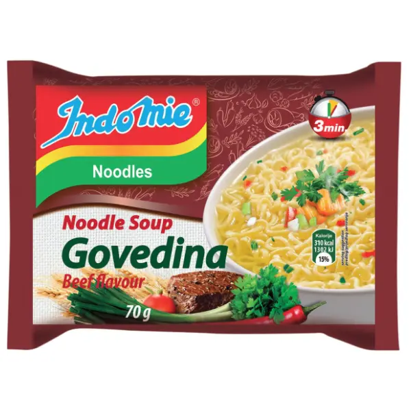 Nudle INDOMIE Govedina 5x70g 5kom 0