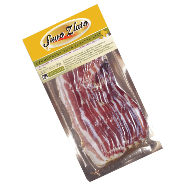 SUVO ZLATO Crnogorska pančeta slajs 100g 0