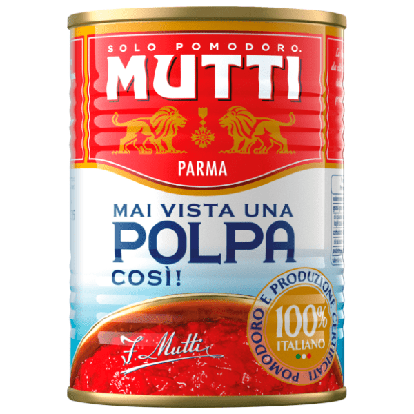 Paradajz seckani MUTTI Polpa 400g 0