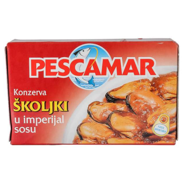 PESCAMAR školjke u imperial sosu 110g 0