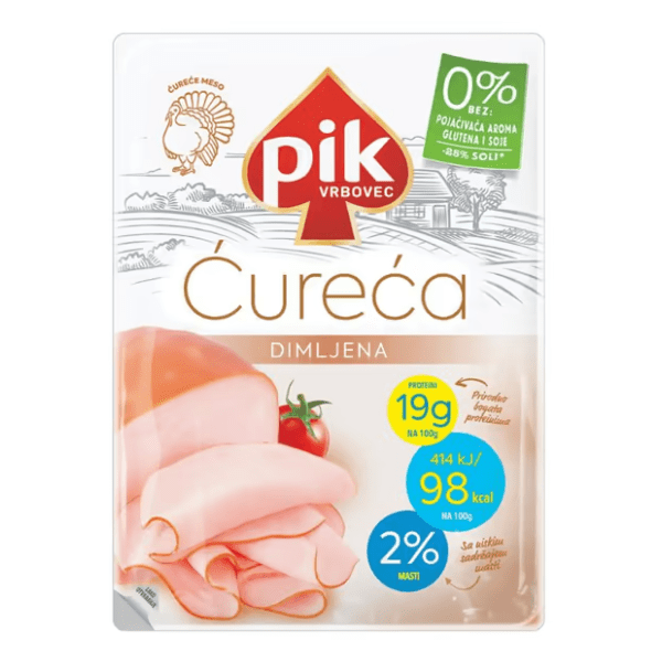 PIK Ćureća prsa dimljena slajs 100g 0