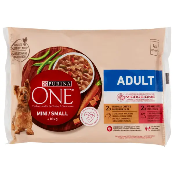 PURINA ONE hrana za pse adult piletina u sosu 4x85g 0