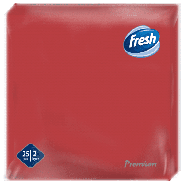 Salvete FRESH Premium crvene 25kom 0