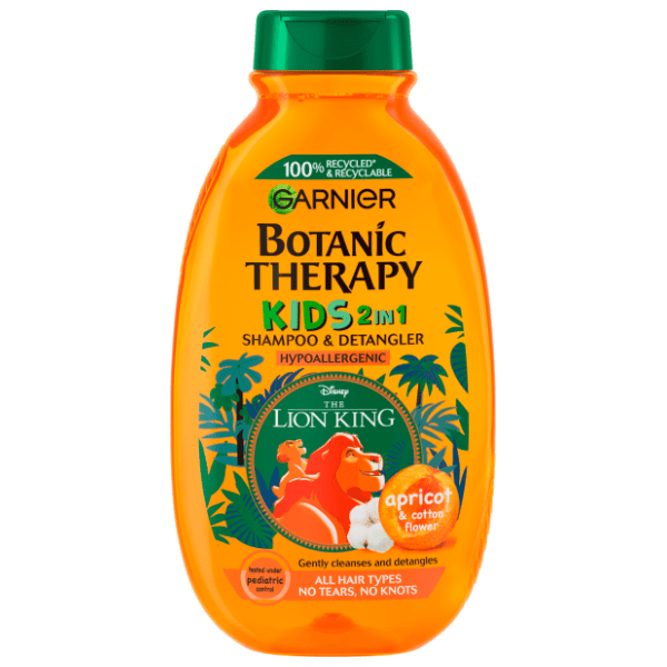 Šampon i balzam GARNIER Kids 2u1 kajsija Disney THE LION KING 250ml 0