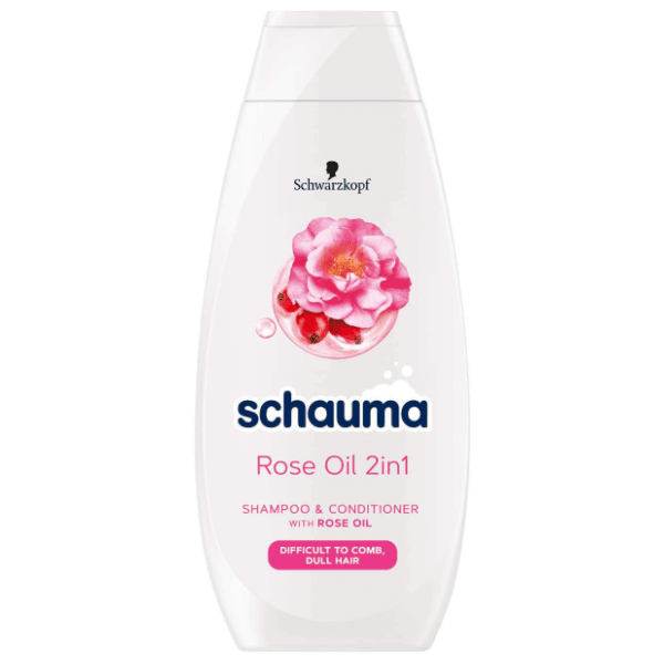 Šampon i regenerator za kosu SCHAUMA rose oil 2u1 400ml 0
