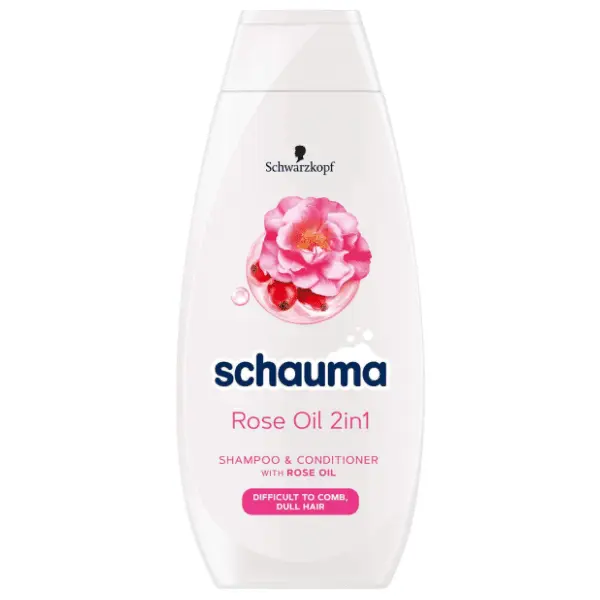 Šampon i regenerator za kosu SCHAUMA rose oil 2u1 400ml 0