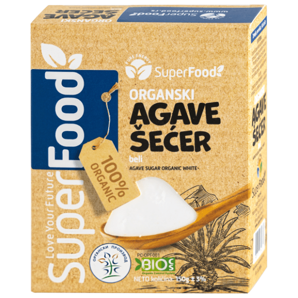 SUPERFOOD šećer od agave organski 150g 0