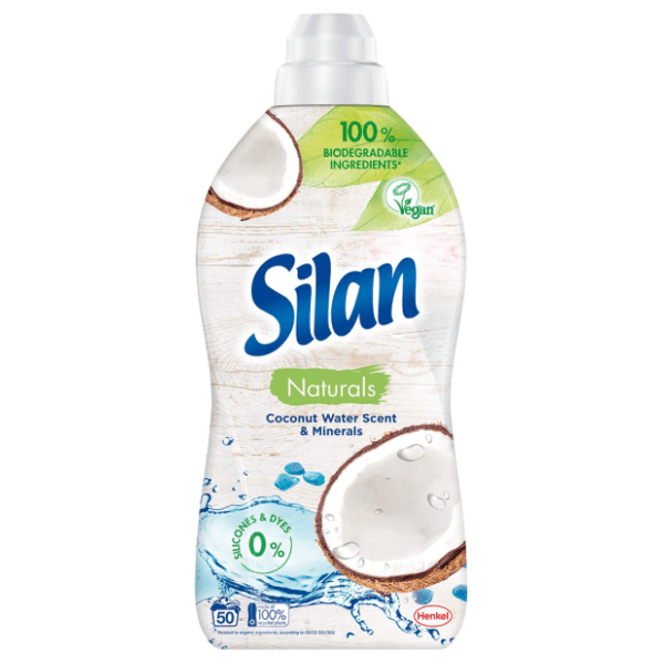 SILAN omekšivač coconut water & minerals 50 pranja (1,1l) 0