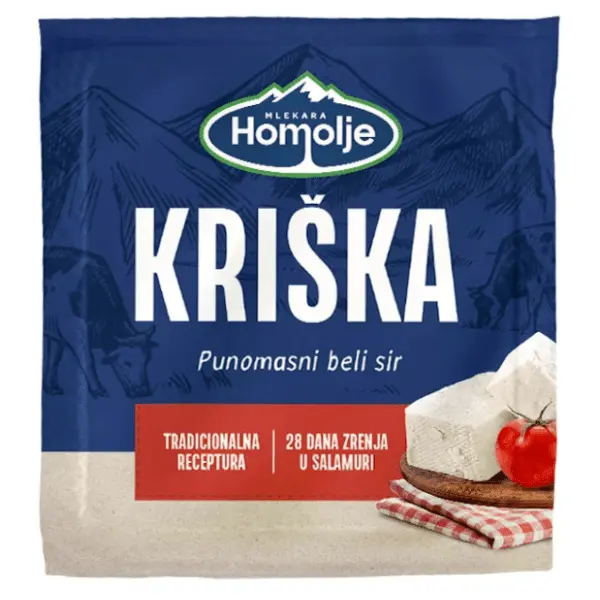 Sir beli MLEKARA HOMOLJE Kriška 250g 0