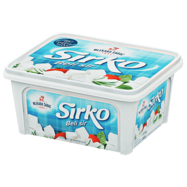 Sir beli MLEKARA ŠABAC Sirko 35% mm 450g 0