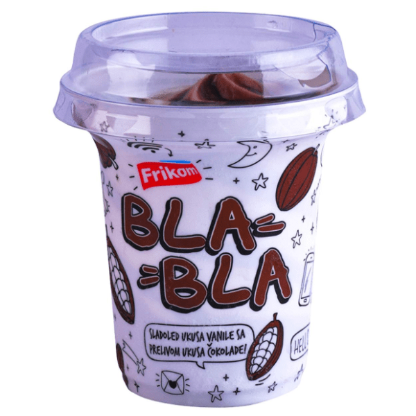 Sladoled FRIKOM Bla bla čokolada 155ml 0