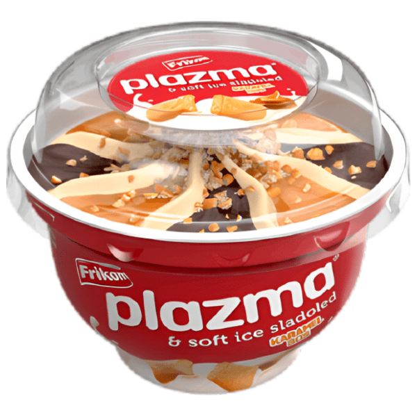 Sladoled FRIKOM Plazma karamel sos čaša 190ml 0