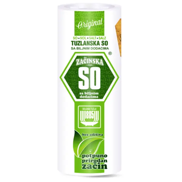 Kuhinjska so TUZLA sa biljnim začinima 200g 0