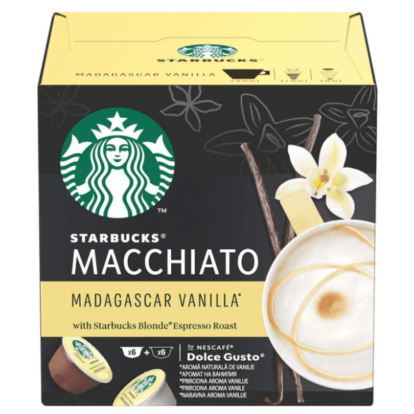 STARBUCKS Dolce gusto kapsule Vanilla macchiato 12kom 0