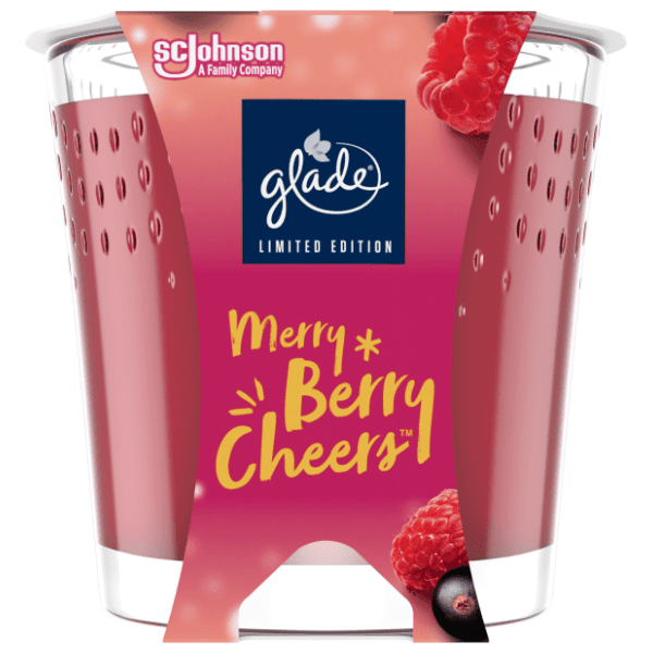 Sveća GLADE merry berry cheers 129g 0