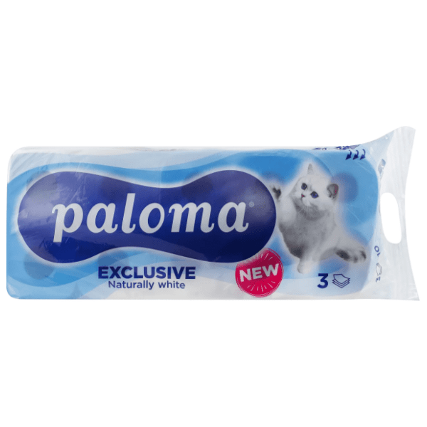 Toalet papir PALOMA exclusive plus 3sloja 10kom 0