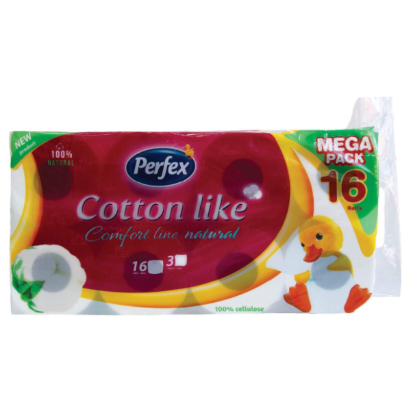 Toalet papir PERFEX Cotton like 3sloja 16kom 0