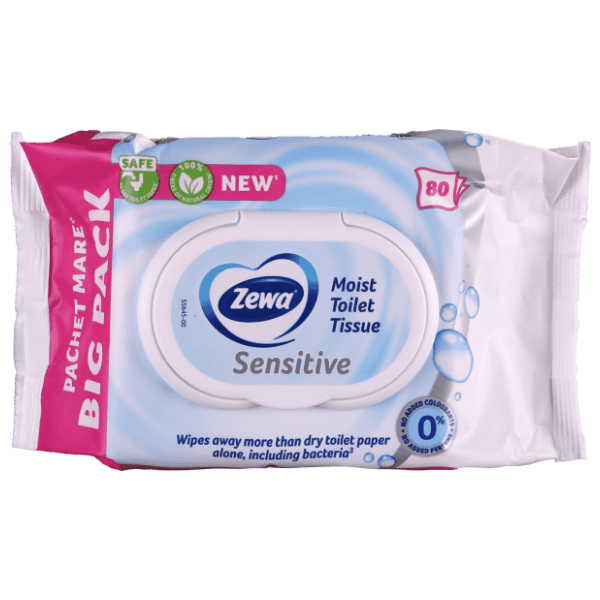 Vlažni toalet papir ZEWA sensitive 80kom 0