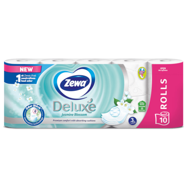 Toalet papir ZEWA deluxe jasmin 3sloja 10kom 0