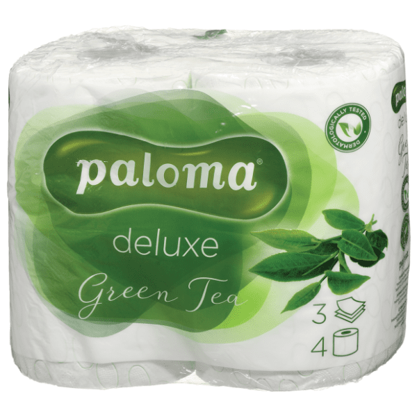 Toaletni papir PALOMA Deluxe green tea 3sloja 4kom 0
