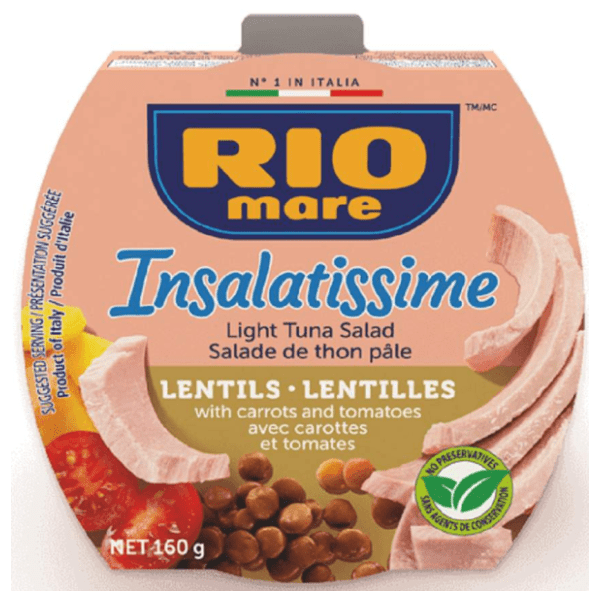 Tunjevina RIO MARE Salata sa sočivom 160g 0