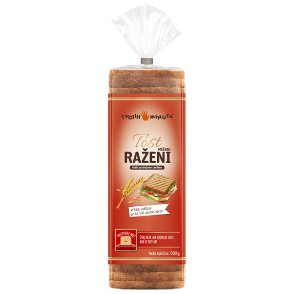 TVOJIH 5 MINUTA Tost raženi 500g 0