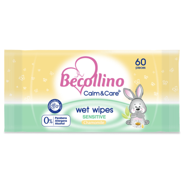 Vlažne maramice BECOLLINO Calm & care sensitive 60kom 0