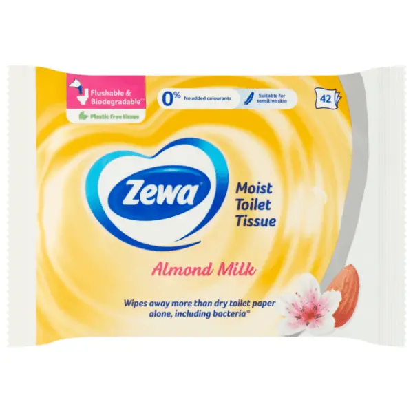 Vlažni toalet papir ZEWA almond milk 42 lista 0
