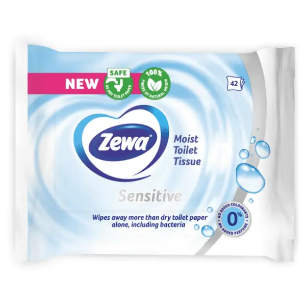 Vlažni toalet papir ZEWA sensitive 42kom 0