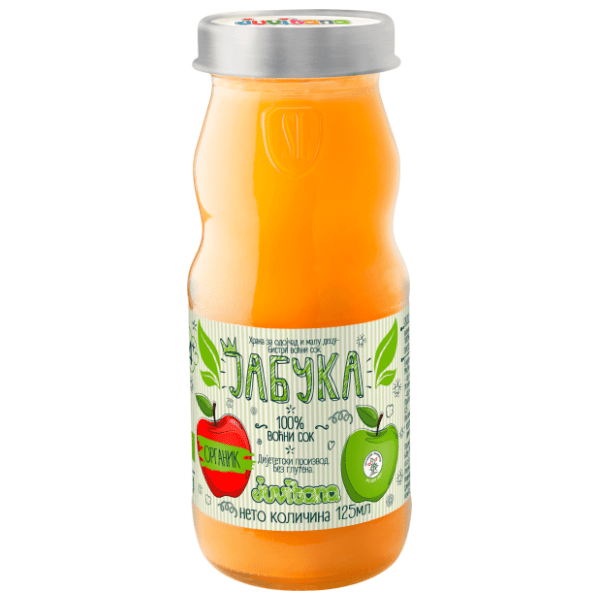 Voćni sok JUVITANA Organic jabuka 125ml 0