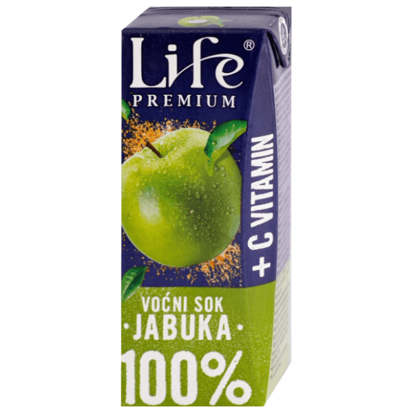 Voćni sok NECTAR Life premium jabuka sa vitaminom C 200ml 0