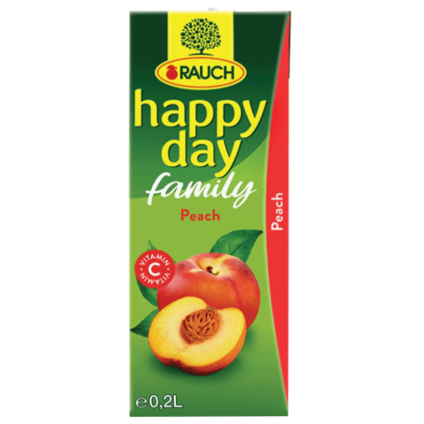 Voćni sok HAPPY DAY family breskva 0,2l 0