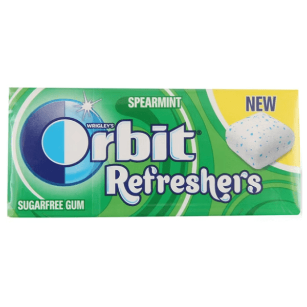 Žvake ORBIT Refreshers spearmint 15,6g 0