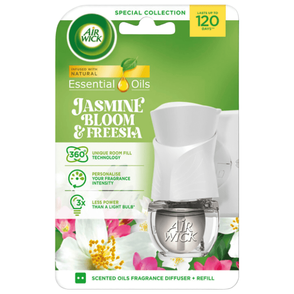 AIR WICK osveživač komplet jasmin bloom & fressia 19ml 0