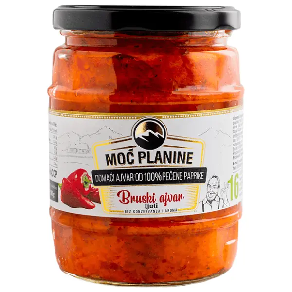 Ajvar MOĆ PLANINE domaći ljuti 580g 0