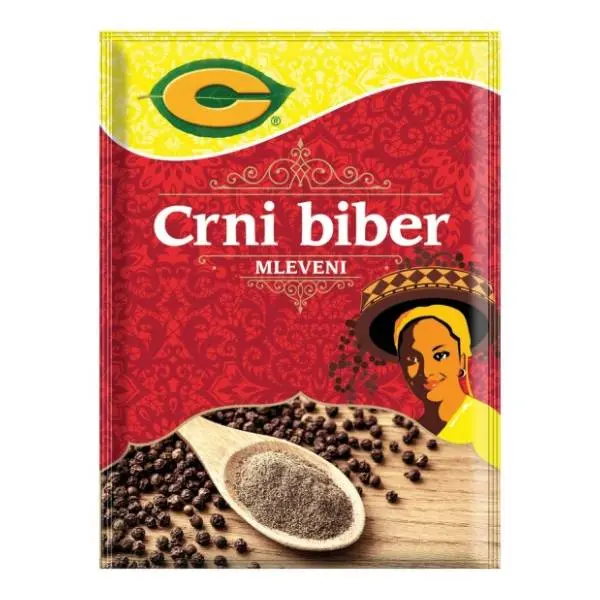 Biber C crni mleveni 20g 0