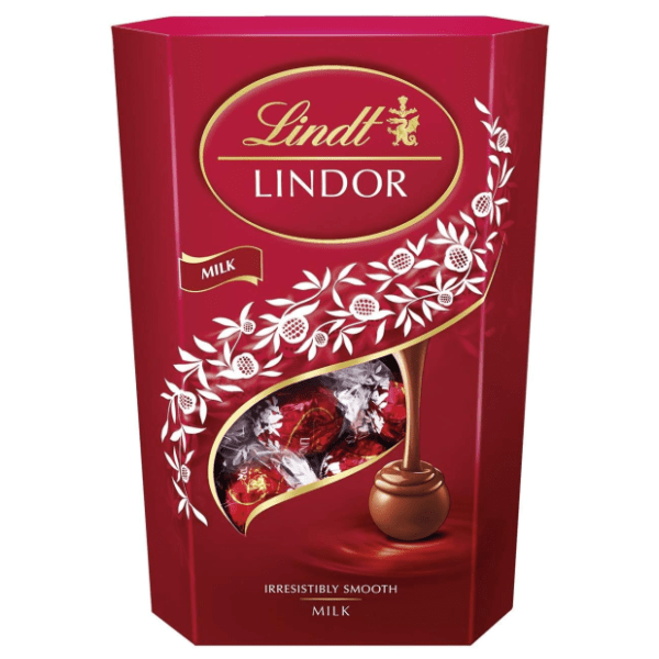 Bombonjera LINDT milk cornet 337g 0