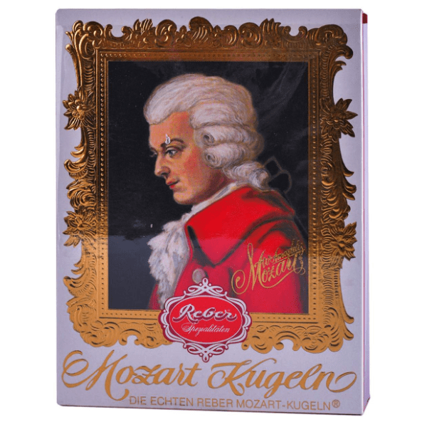 Bombonjera REBER Mozzart kugle 240g 0