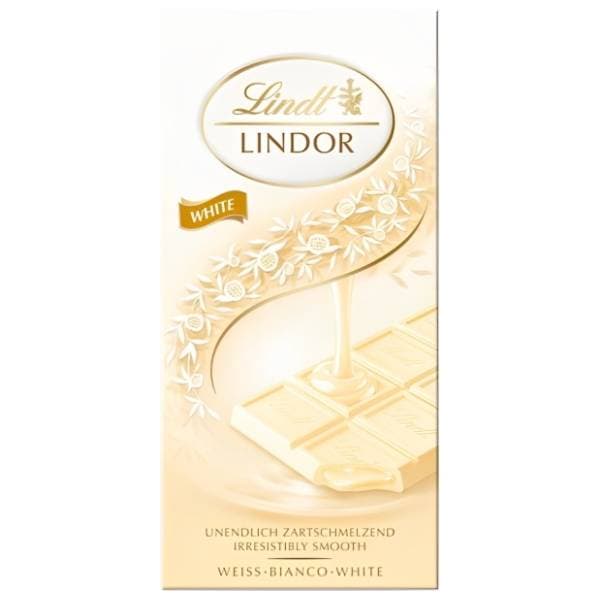Čokolada bela LINDT Lindor 100g 0