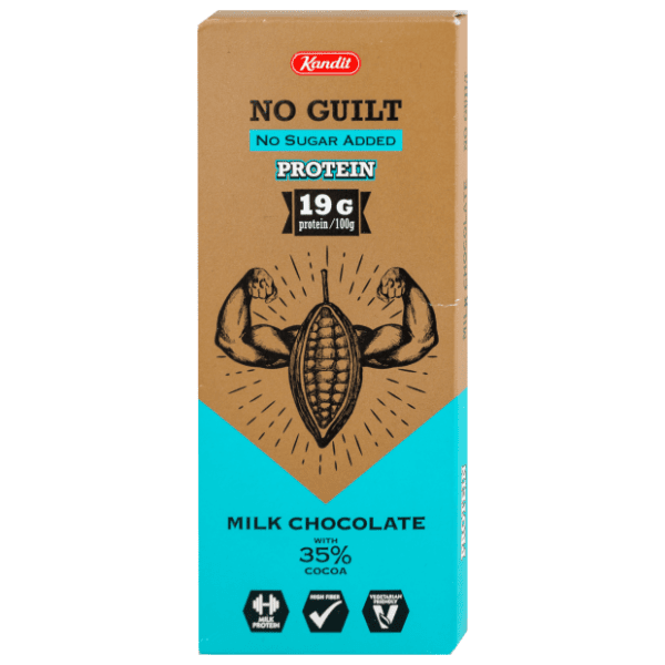 Čokolada KANDIT No guilt milk protein 80g 0