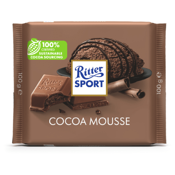 Čokolada RITTER SPORT cocoa mousse 100g 0