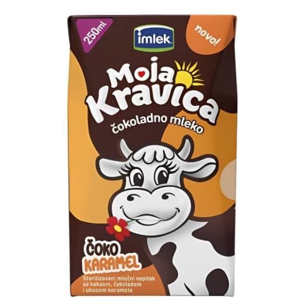 Čokoladno mleko MOJA KRAVICA čoko karamel 250ml 0