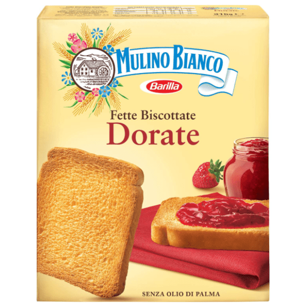 Dvopek BARILLA Mulino bianco fetter dorate 315g 0