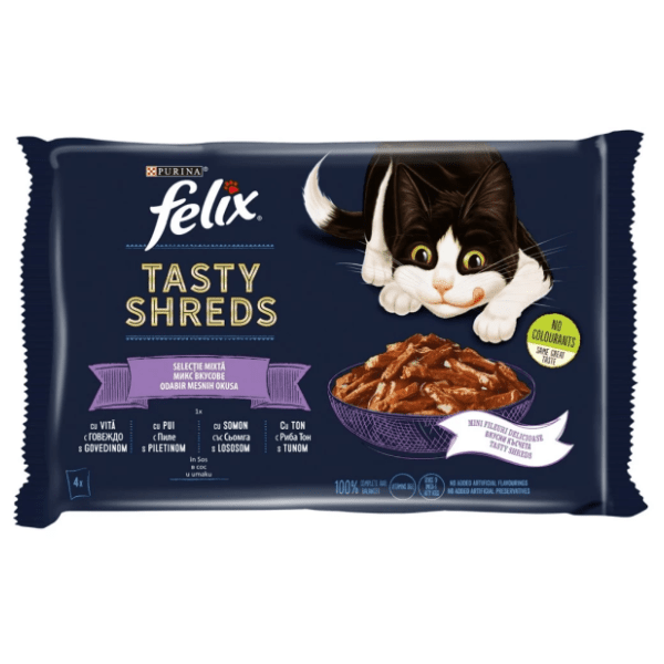 FELIX tasty shreds mix 4x80g 0