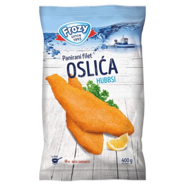 FROZY panirani filet oslića hubbsi 400g 0