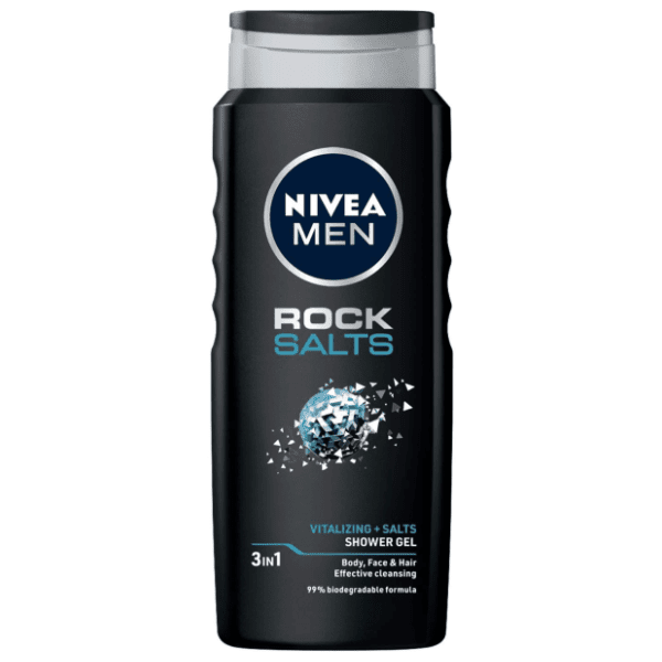 Gel za tuširanje NIVEA Men rock salts 500ml 0