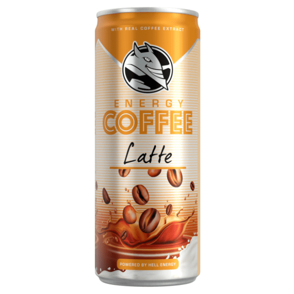 Gotova kafa HELL Energy latte 250ml 0