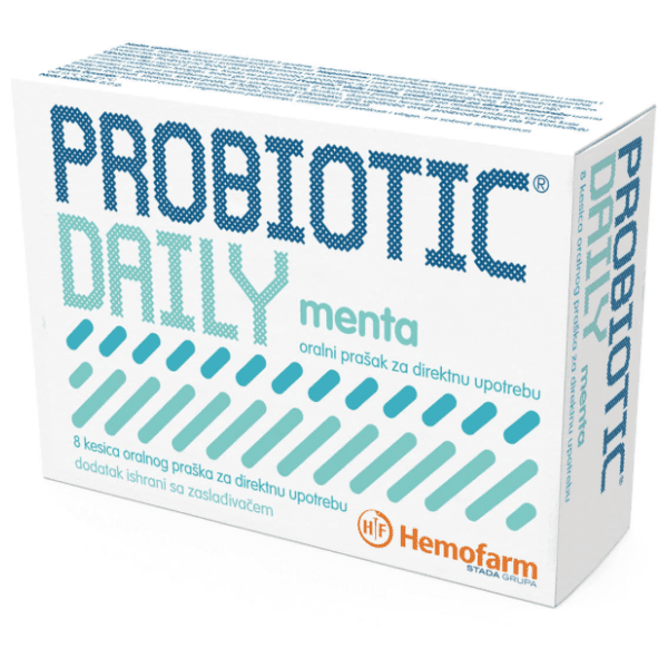 HEMOFARM Probiotic daily menta direkt 8kom 0